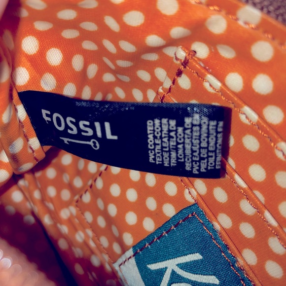 Fossil Multi-Color “Key-Per” Wristlet Clutch Wallet - Picture 9 of 10